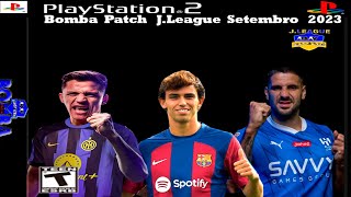 Bomba Patch Jleague 2023 Ps2 Versão Setembro Nova Narração 