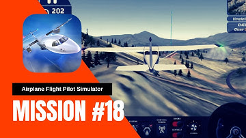 AFPS Airplane Flight Pilot Sim [Cesna 182 Mission #18 Rescue at Church A man needs help]