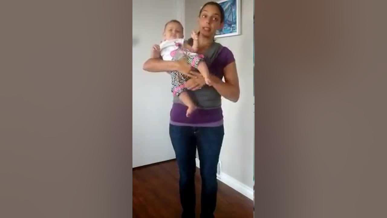 Haul'A Baby Wrap Put you Baby Front Facing YouTube