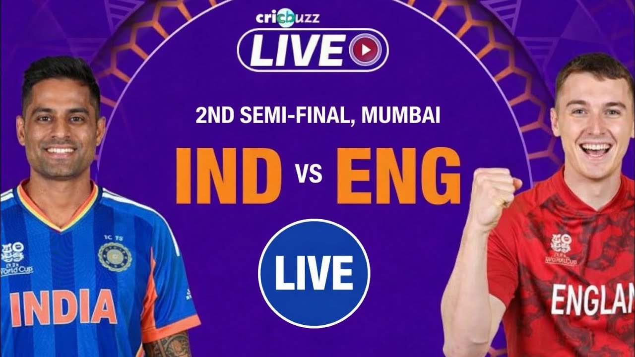 India vs England | Semi-Final | ICC T20 WorldCup | LIve