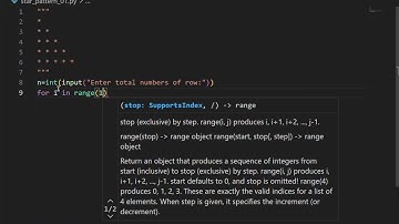 Easy star ⭐ pattern print in python||#starpatterns ,star pattern unique code