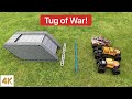 TUG OF WAR! BIG Tank vs Lego Technic Models! 42099 + 42099 6x6 + 42099 8x8 + 9398! Three at once! 4K