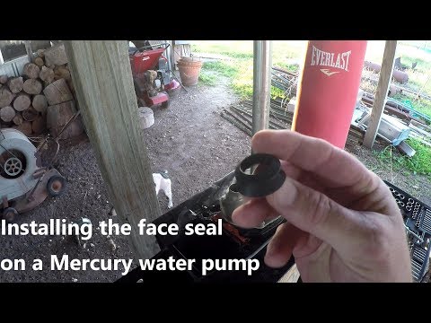 Installing the Face Seal on a Mercury Water Pump