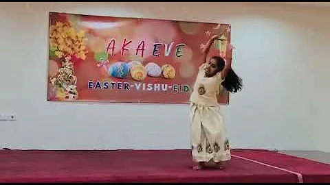 kids dance - easy semi classical dance- thulasi kathir nulliyeduthu- Vishu - Onam Theertha Prem