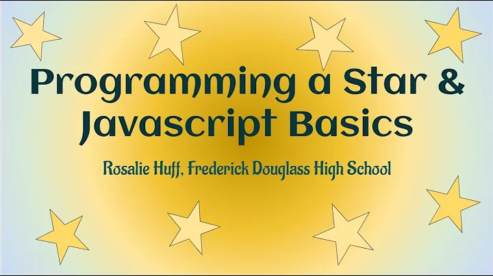 Programming a Star in JavaScript