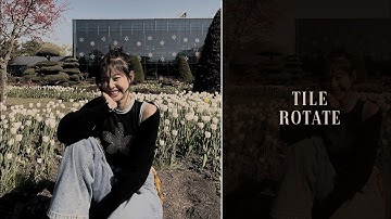 aesthetic tile rotate on alight motion !