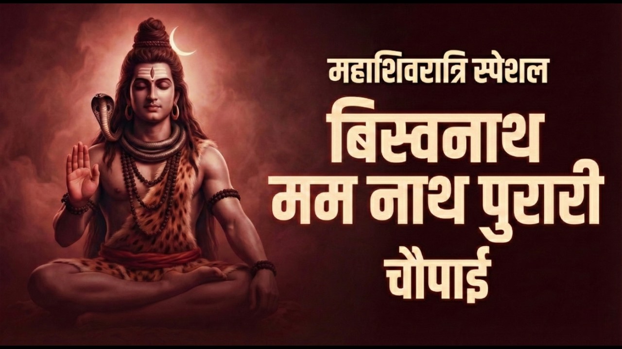 बिस्वनाथ मम नाथ पुरारी | Shiv Siddh Chaupai | Mahashivratri | Shiv Bhajan | Vishal Saini