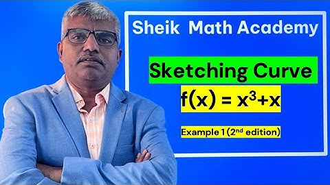 Sketching Curve f(x) = x^3 + x - Example 1 (2nd edition)