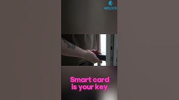 WELOCK Touch41,smart card is your key  #welock #smartlock #diy