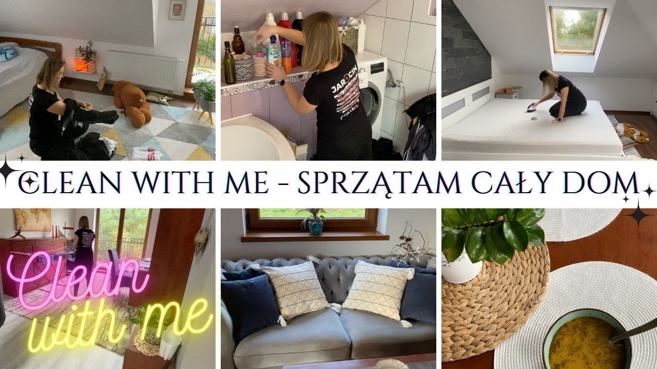 ✨ CLEAN WITH ME - SPRZĄTAM CAŁY DOM | KAWA NAJPIERW | MUZYKA DO SPRZĄTANIA | ALL HOUSE CLEANING ✨