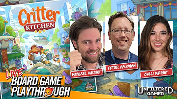 Critter Kitchen Board Game Live Stream!