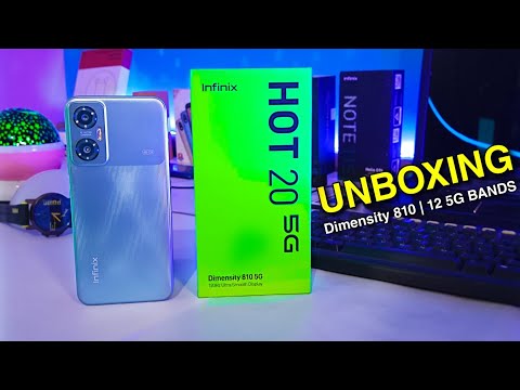 Infinix HOT 20 5G Unboxing and Hands on Review 🔥