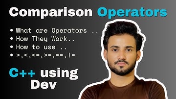 Comparison Operators in C++ Explained with Examples | C++ Beginner Tutorial #musahafasmentor