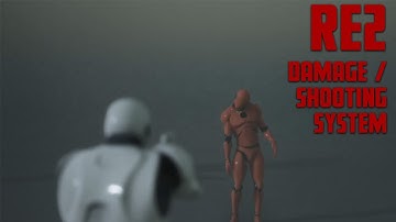 RE2 - UE4 Damage / Health System + Physical Animations