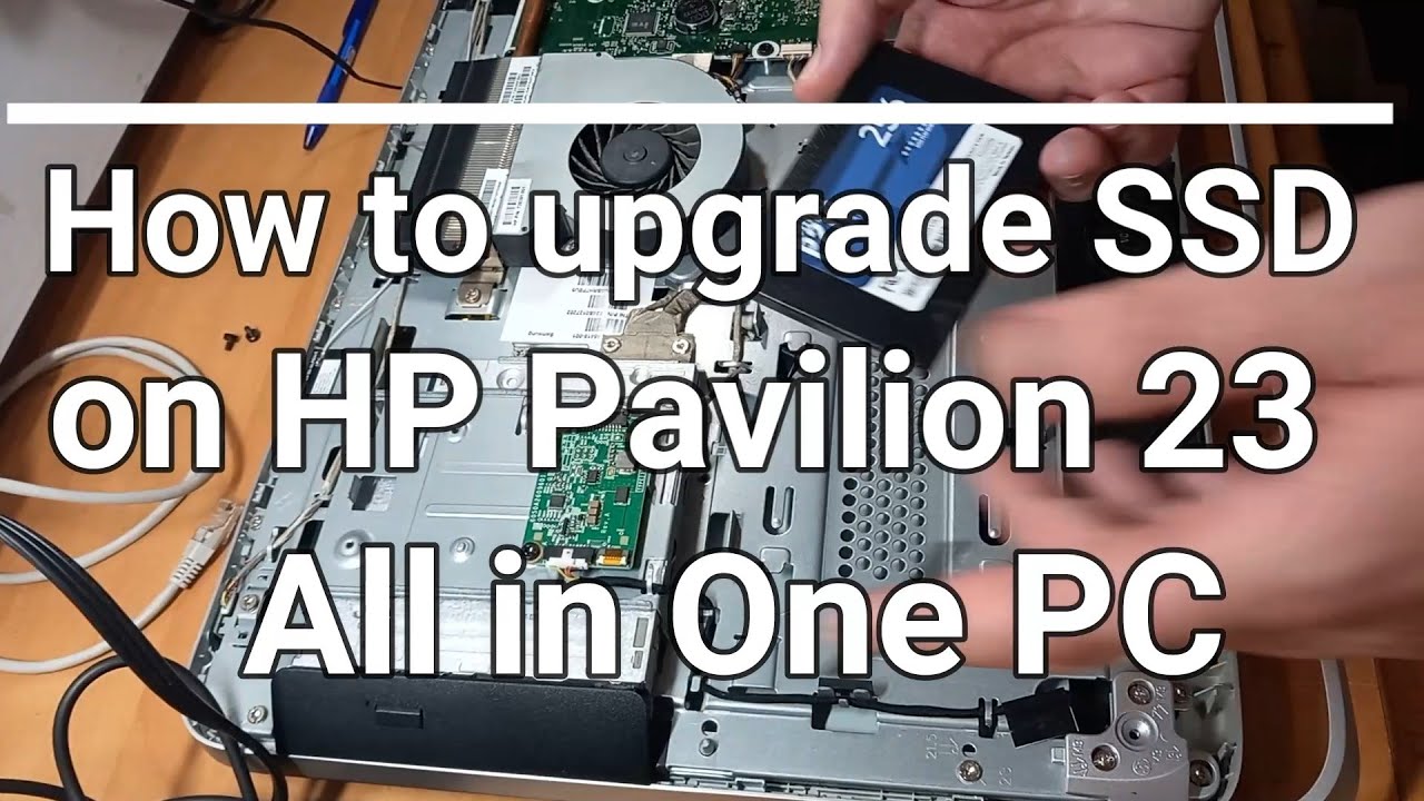 HP Pavilion 23 SSD Install - YouTube