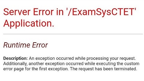 Sửa lỗi server error in application runtime error năm 2024