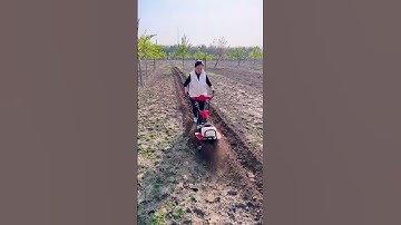 Micro-tillage machine #Ditching and soil-raising machine #Easy to operate #Time-saving