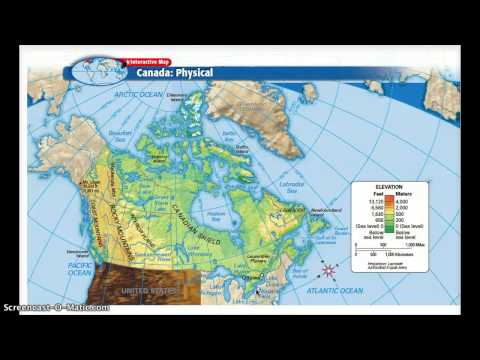 Physical and Political Features of Canada