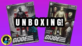 G.I. Joe Classified Snake Eyes and Storm Shadow Unboxing!