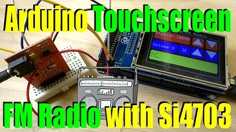 Arduino Touchscreen FM Radio