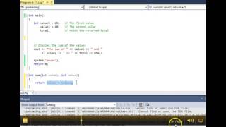 Value Returning Functions