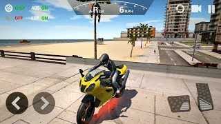 Ultimate Motorcycle Simulator #2 - New Yellow Sportbike - Android Gameplay FHD screenshot 4