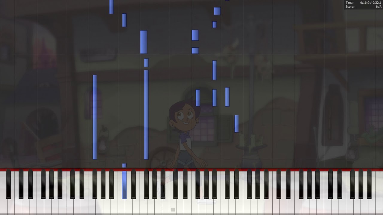 Owl House Credits Piano Transcription (Synthesia Version) - YouTube