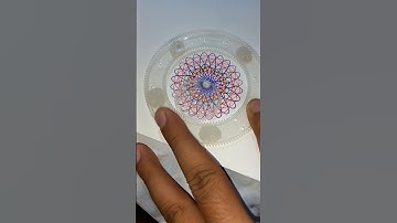 spirograph design!!#shorts #short #shortvideo #ytshorts #ytshortsindia #art #satisfying #diy #love ❤