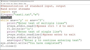 File Handling  Part  3 | Computer Science Class XII (CBSE)| Working with Text Files