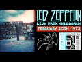 Led Zeppelin - Live in Melbourne, Australia (Feb. 20th, 1972) - MOST COMPLETE