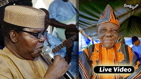 Sir Ebenezer Obey At Igbo Ora For Late Chief Amos Adepoju