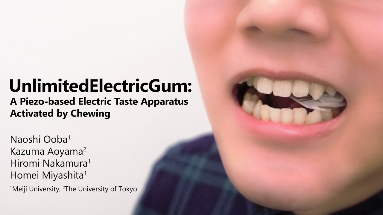 VIDÉO - Des chercheurs japonais inventent le chewing-gum électrique