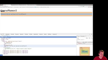 MEAN STACK with Angular4 part 18 - Adding app course in the AppComponent and Input