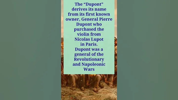 Fine Violins: 1727 'Général Dupont' Stradivarius