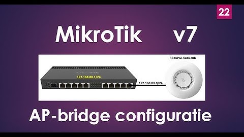 Mikrotik AP Bridge configuratie