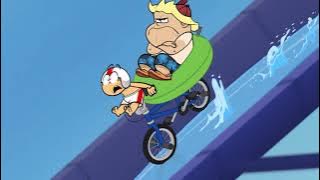 Episode-39 Sleepy River Wild-Power Play || Kick Buttowski: Suburban Daredevil