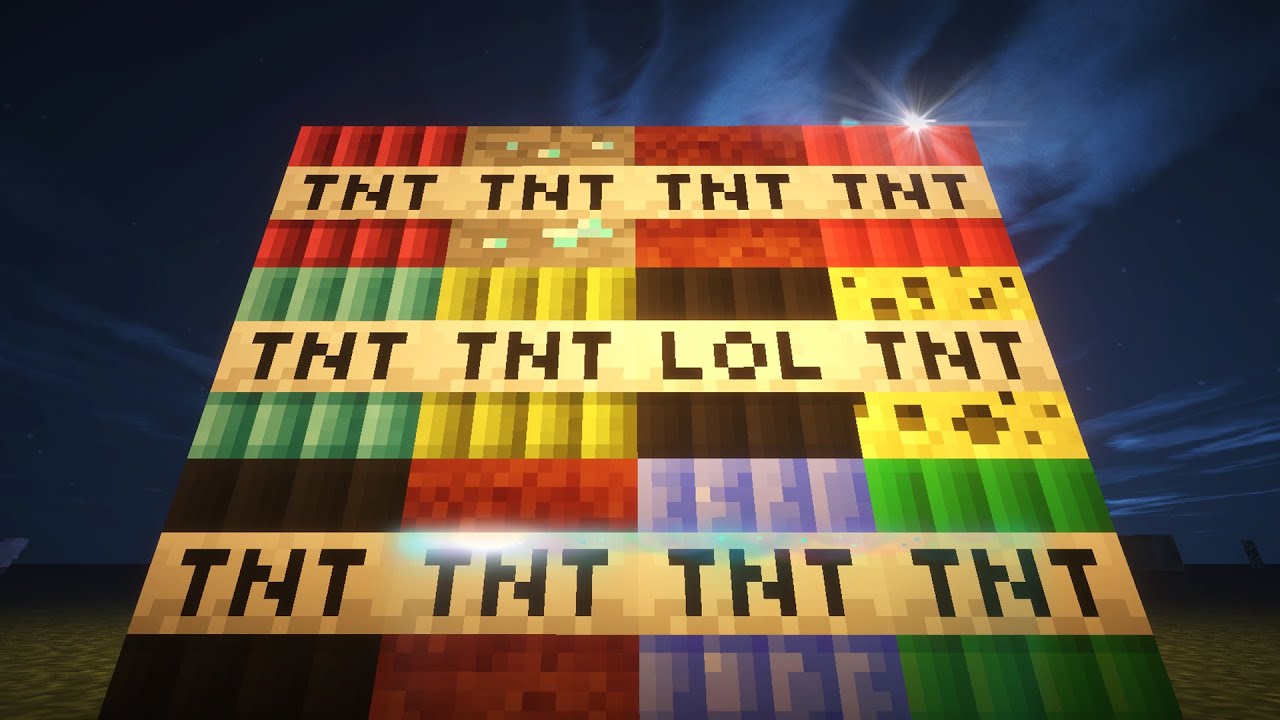 Minecraft SUPER TNT MOD - YouTube