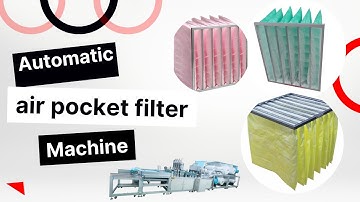 Automatic Pocket Bag Filter Making Machine