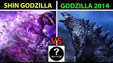 GODZILLA 2014 vs SHIN GODZILLA (Remake) - Con nào sẽ thắng 188| Who Would Win? - Bạn Có Biết?