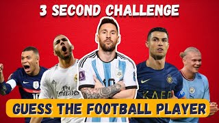 Guess The Player in 3 Seconds | 100 football Players | Ultimate Football Quiz 2023