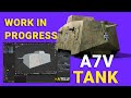 Behind the Scene - 3D Animation A7V German Tank #Blender #Animation #3d