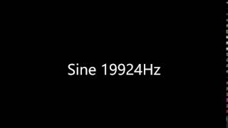 Sine 19924Hz Audio Only