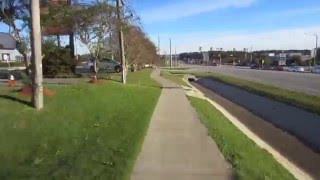 Sidewalk action. Solomon's to ToysRus.