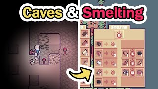 New Underground Area With Caves And Resources Devlog