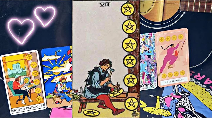 The Eight of Pentacles Tarot Card ♡ Minor Arcana VIII