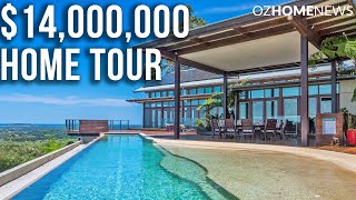 A $14,000,000 BYRON BAY HOME WITH ITS OWN BEACH! 🥂