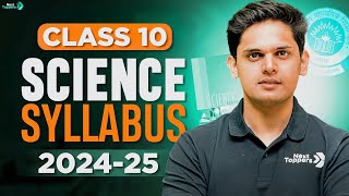 CBSE Science Complete Syllabus For Class 10th 2024-25 | Prashant Kirad | Next Toppers