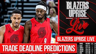NBA Trade Deadline Predictions! | Blazers Uprise Live
