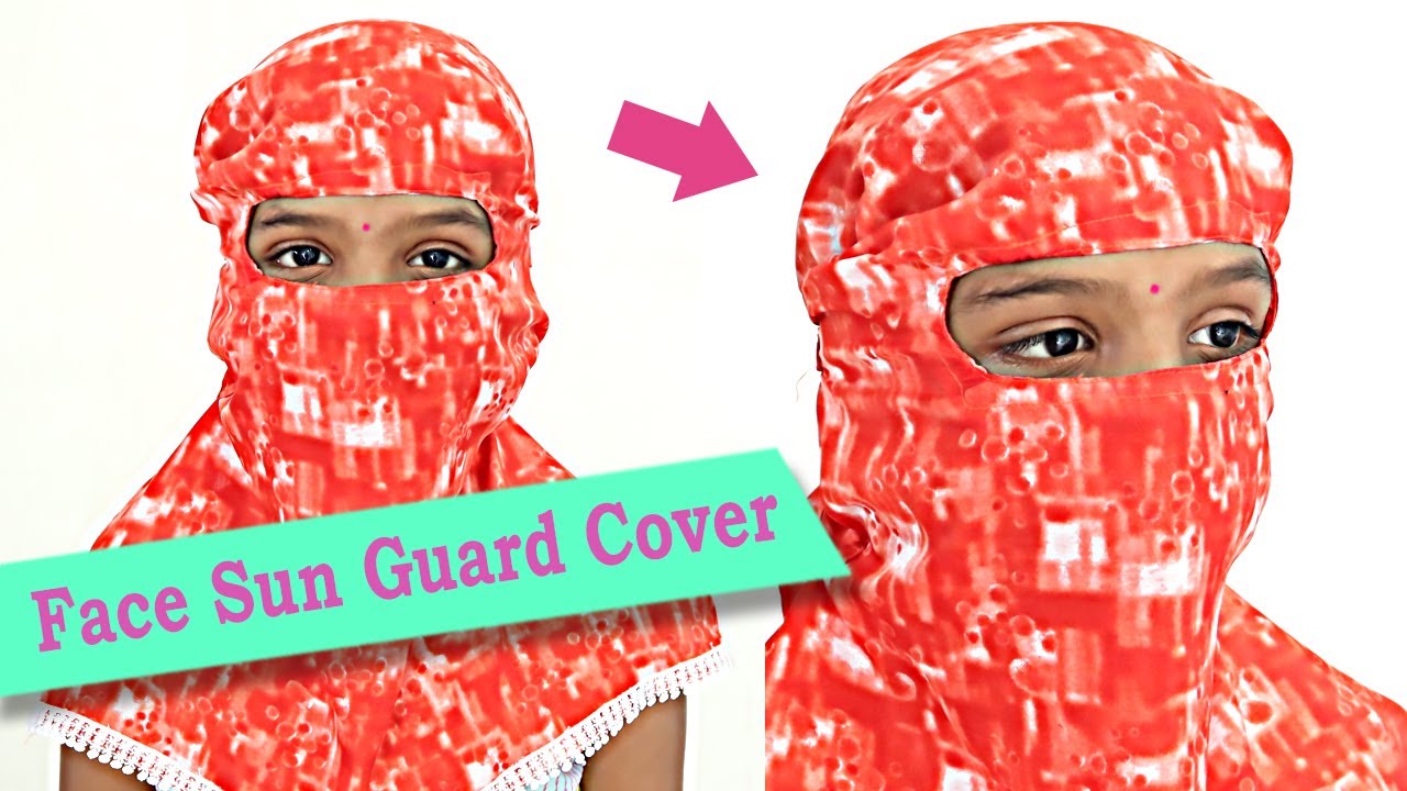 2 Useful Face Cover Mask from Sun Protection ! Summer Hacks