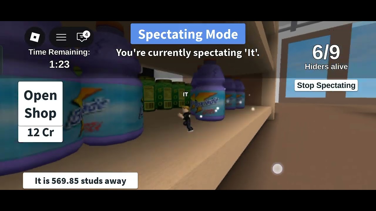 Cache cache extrême sur roblox